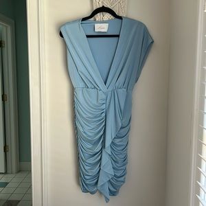 Beautiful blue Lycra Synch Dress